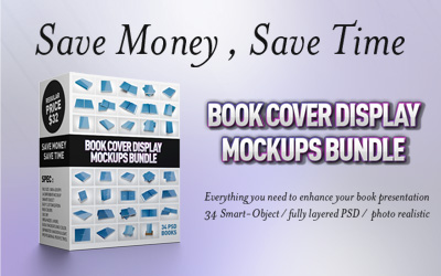 Book cover display bundle