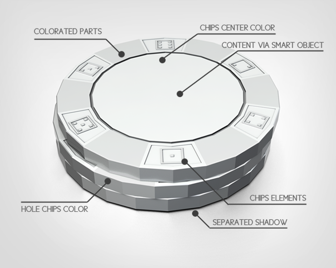 Casino Chips Mock-up