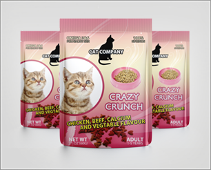 Cats Food Packaging Mock-up