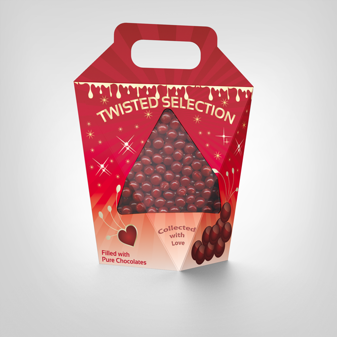 Chocolate Box Packaging Template