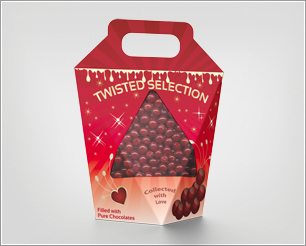 Chocolate Box Packaging Template