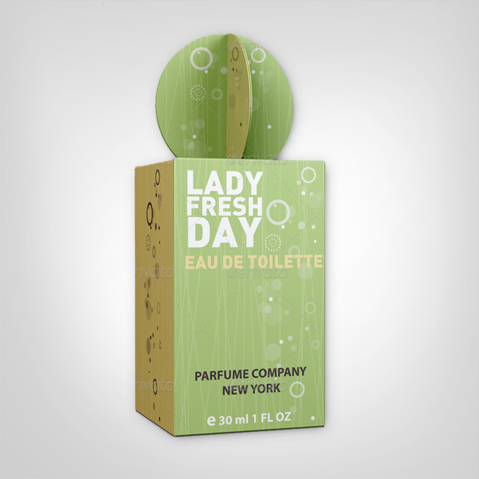 Fresh Perfume and Fragrance Package Template