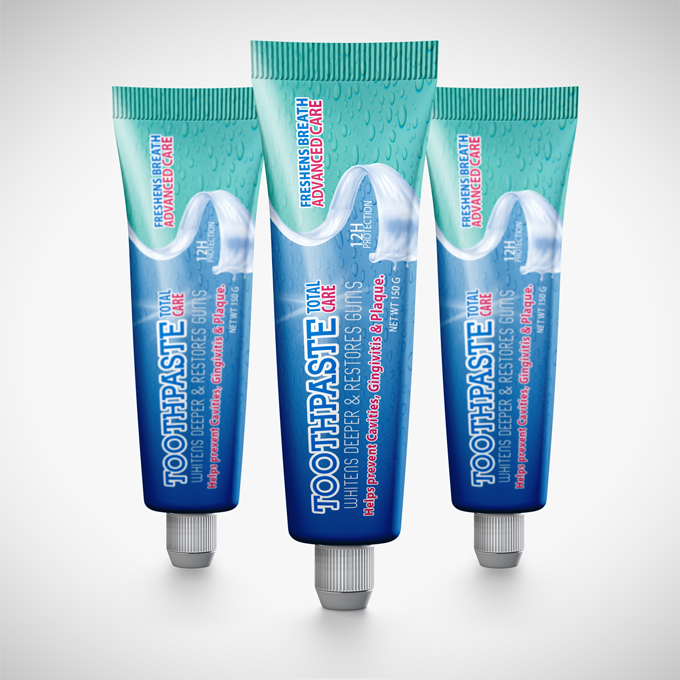 Toothpaste Packaging Mock-up