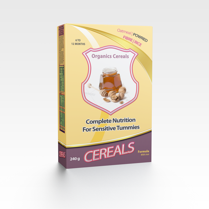 Baby Food Packaging Design Mockup