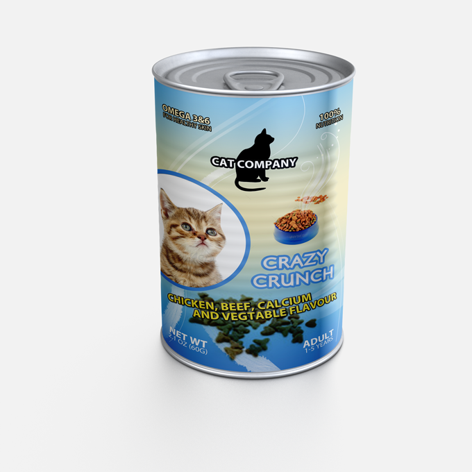 Cats Food Packaging Mock-up