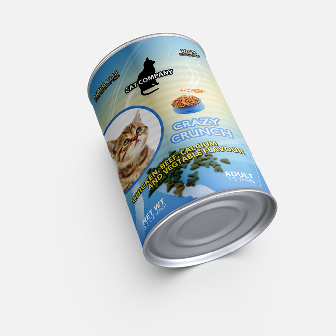 Cats Food Packaging Mock-up