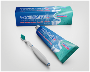 Toothpaste Packaging Mock-up
