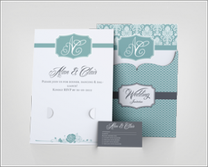 Wedding Invitation Jacket Mock-up