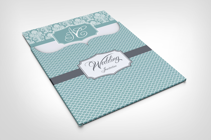Wedding Invitation Jacket Mock-up