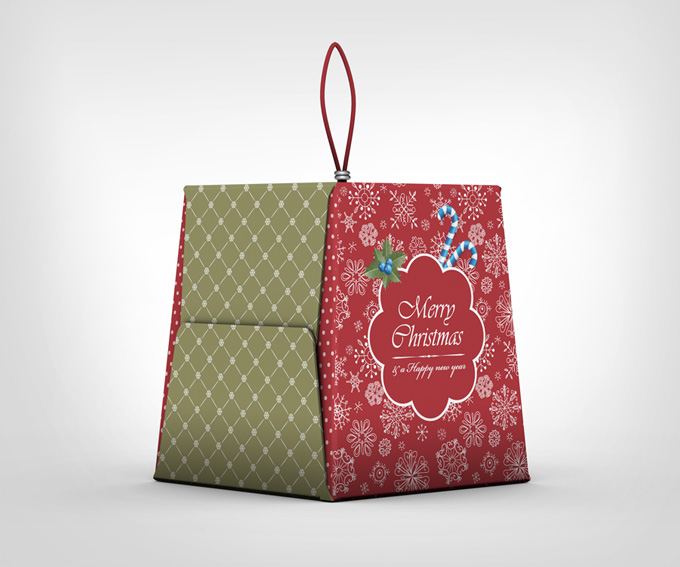 Christmas Box Mock-Up