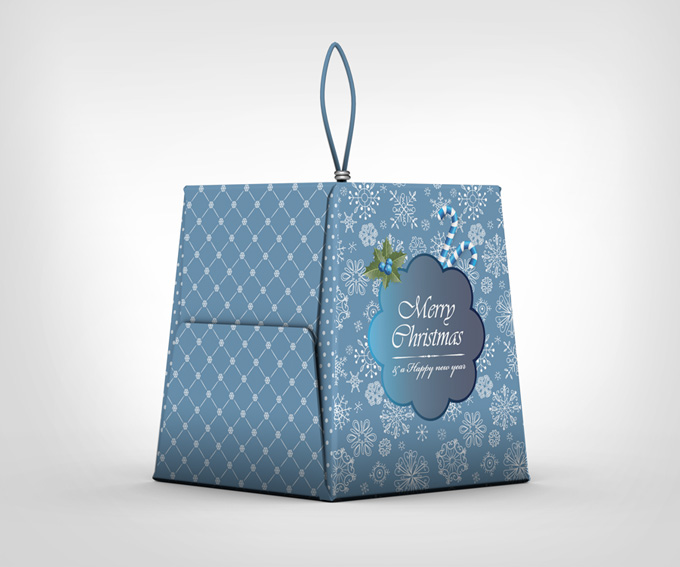 Christmas Box Mock-Up