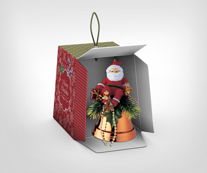 Christmas Box Mock-Up