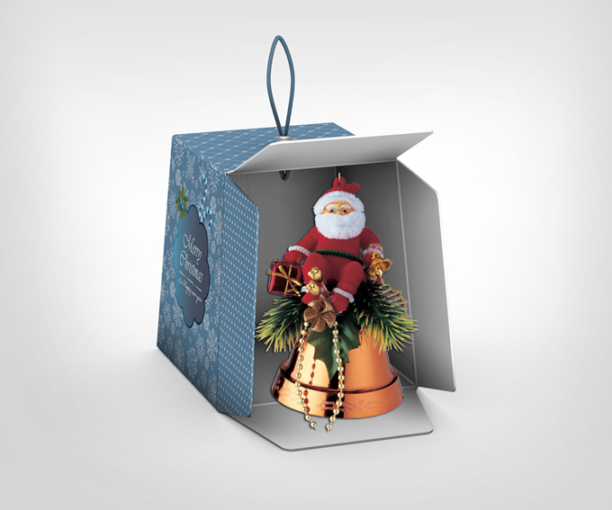 Christmas Box Mock-Up
