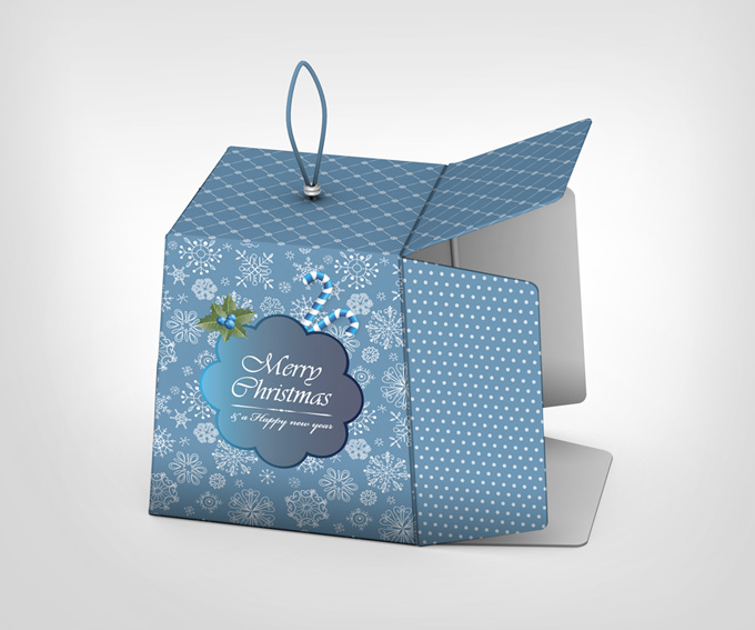 Christmas Box Mock-Up
