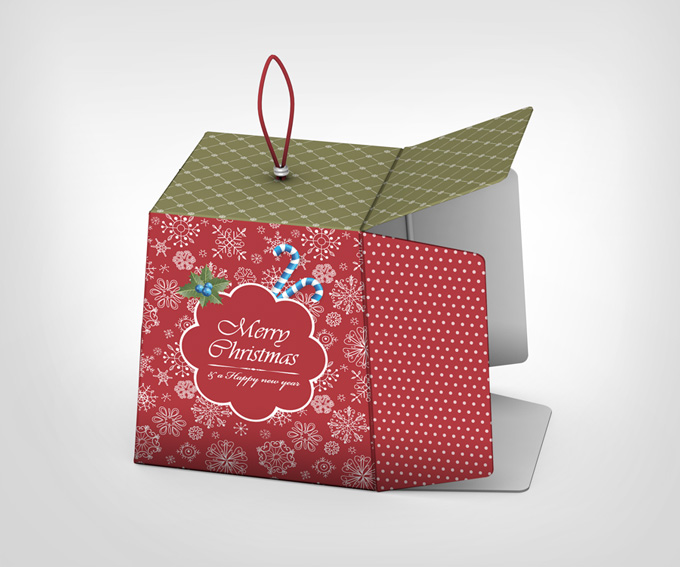 Christmas Box Mock-Up