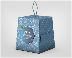 Christmas Box Mock-Up