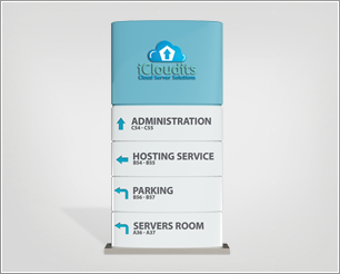 Company Pylon Sign Mock-up