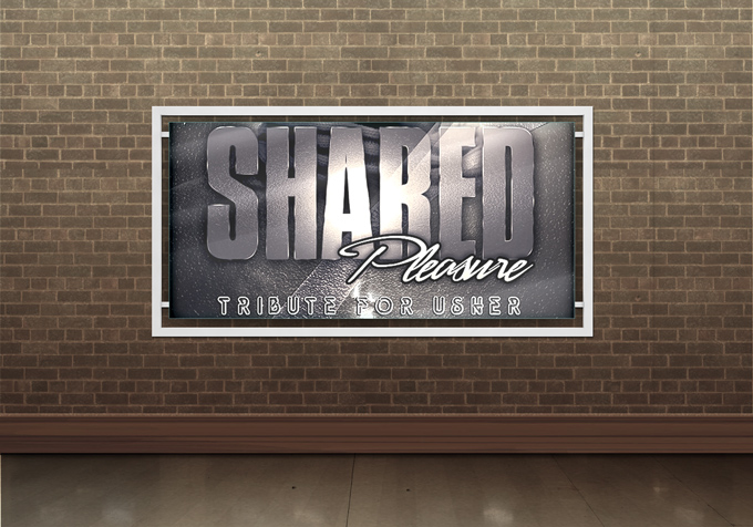 Glass Flyer and Poster Display Mockup