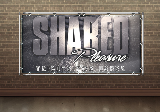 Glass Flyer and Poster Display Mockup