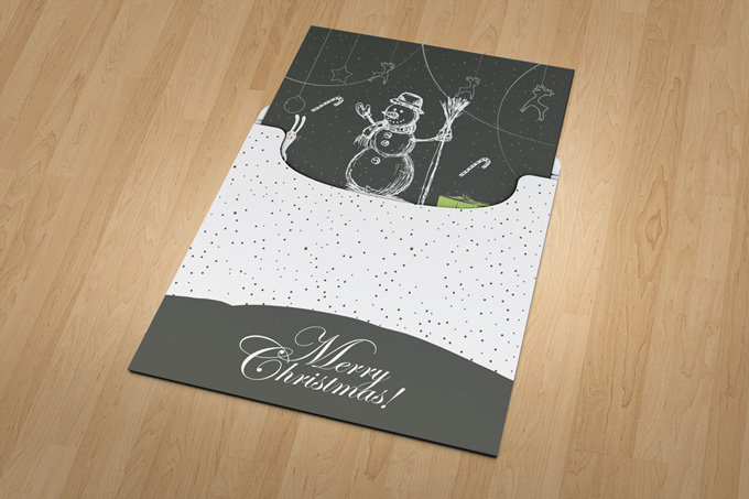 Invitation and Greeting Card Mockup