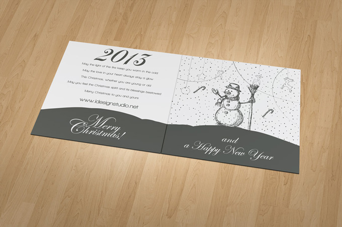 Invitation and Greeting Card Mockup