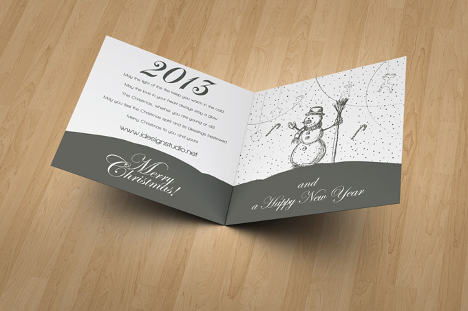 Invitation and Greeting Card Mockup