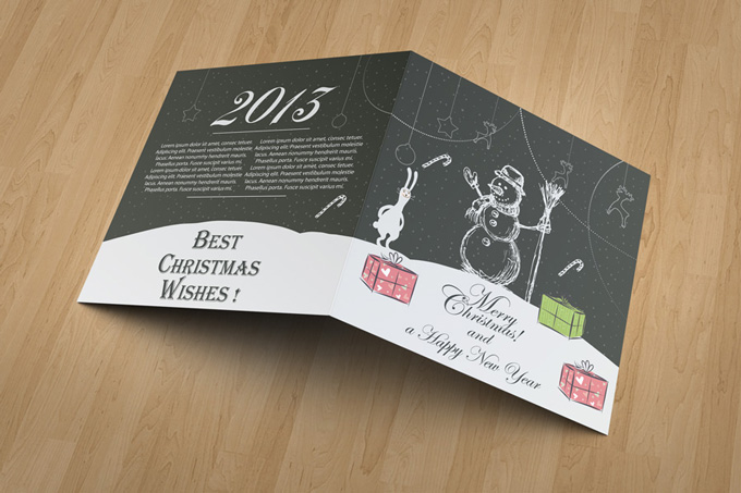 Invitation and Greeting Card Mockup