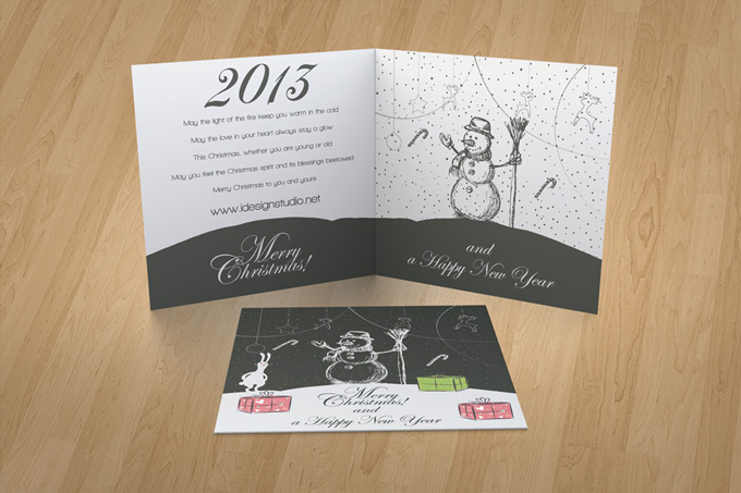 Invitation and Greeting Card Mockup