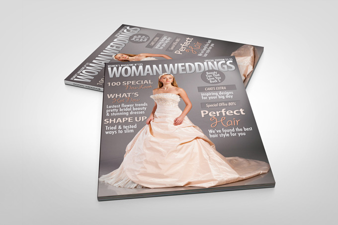Photorealistic Brochure / Magazine Mock-up
