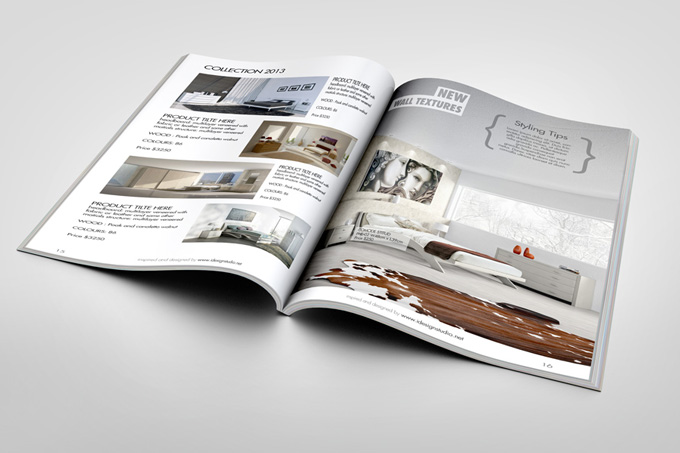 Photorealistic Brochure / Magazine Mock-up