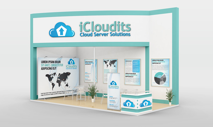 Exhibition Stand Design Mockup