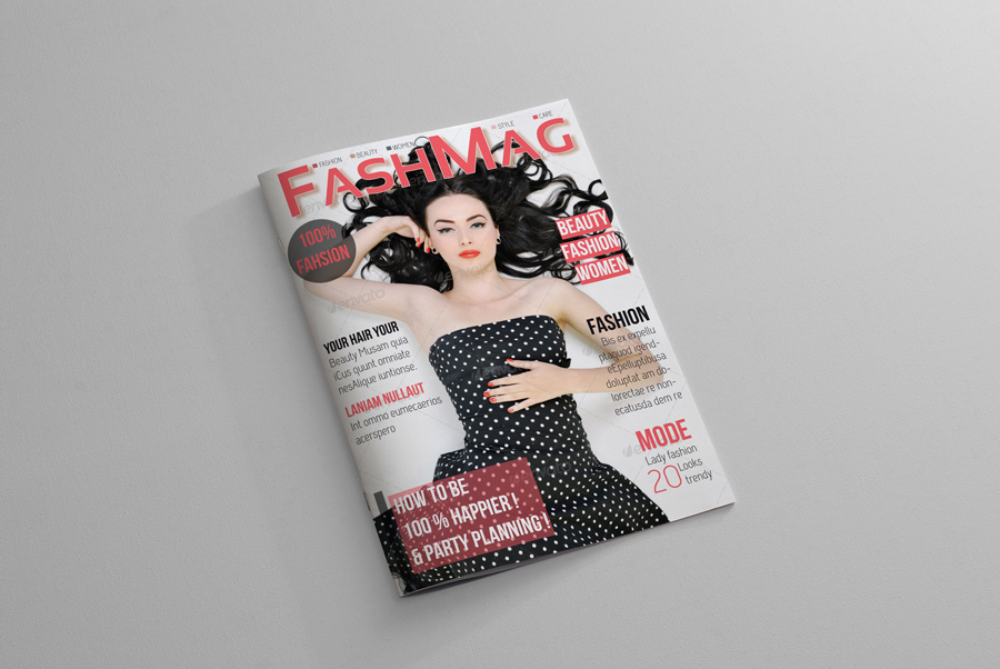 24 Pages Fashion Magazine Template