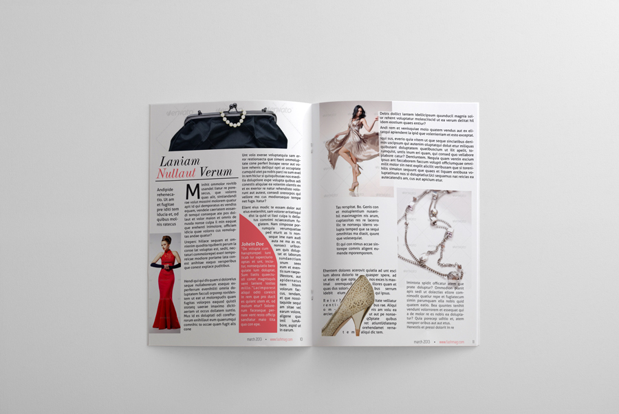 24 Pages Fashion Magazine Template
