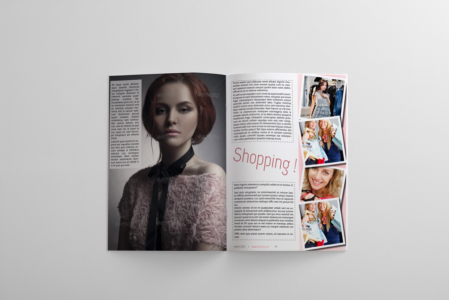 24 Pages Fashion Magazine Template