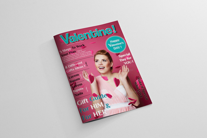 24 Pages Valentine Magazine Template