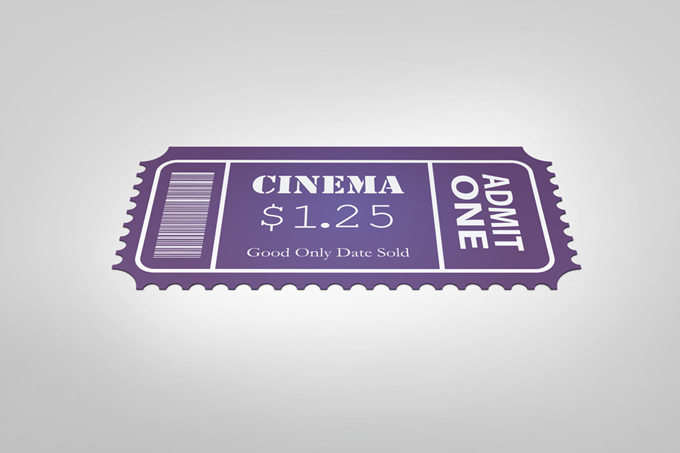 Small Event Ticket Mockup