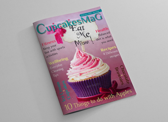 48 Pages Food Magazine Template