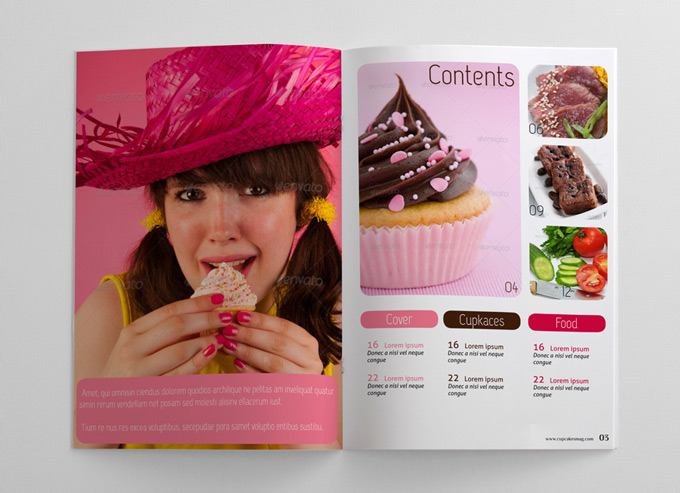48 Pages Food Magazine Template