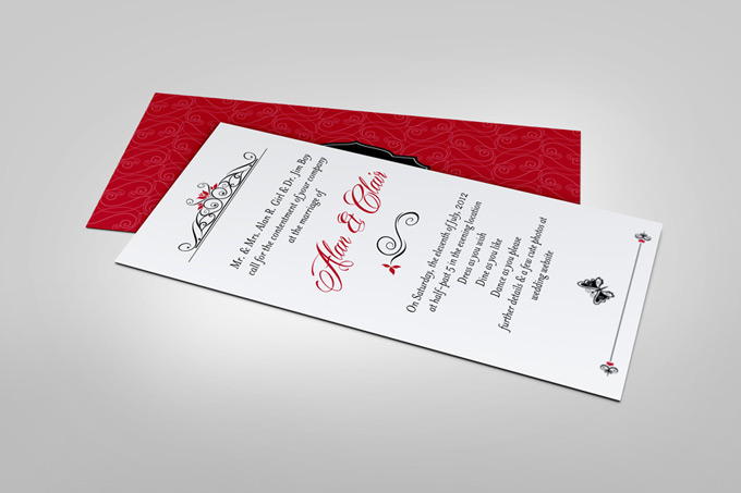 DL Invitation Card Mock-Up
