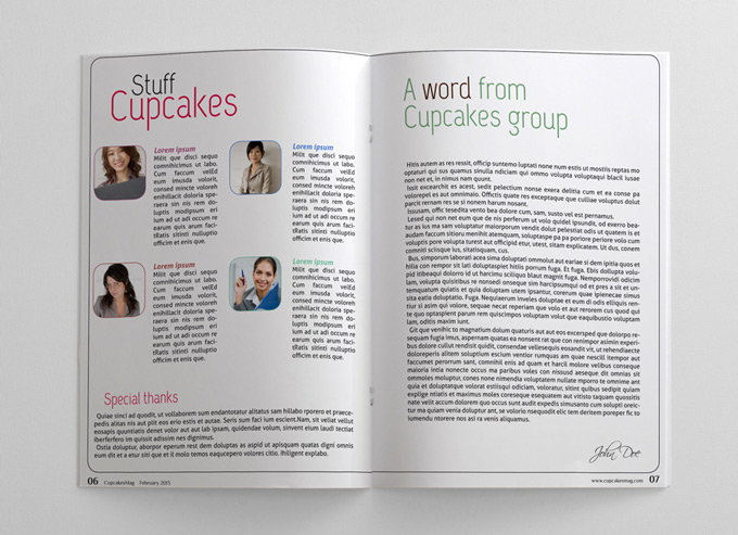 48 Pages Food Magazine Template