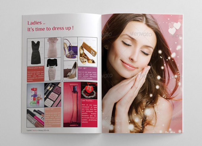 24 Pages Valentine Magazine Template