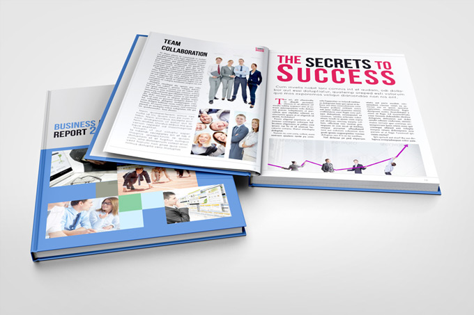 Photorealistic Catalog / Report Mock-up