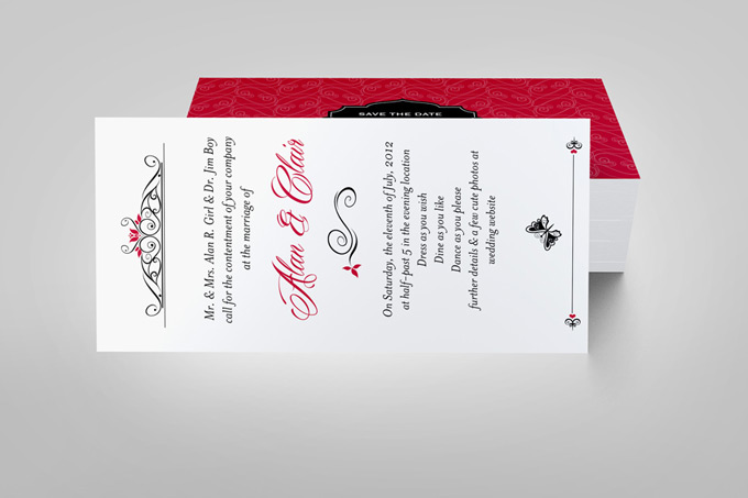 DL Invitation Card Mock-Up