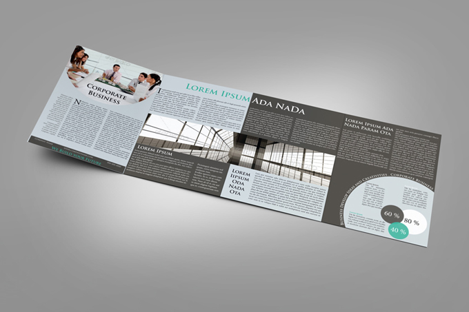 4xA4 Brochure Mock-up