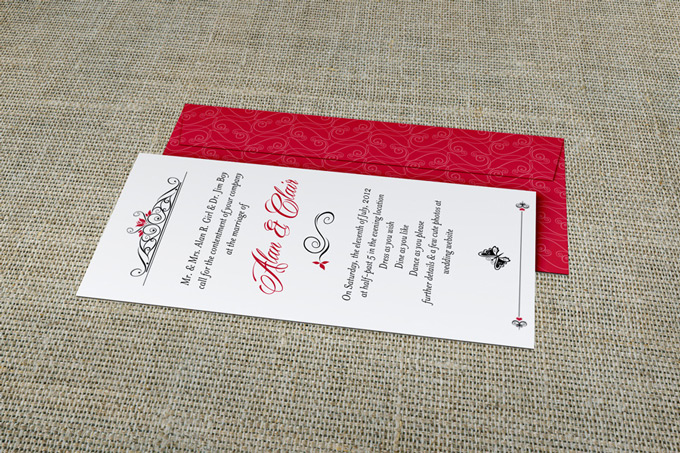 DL Invitation Card Mock-Up