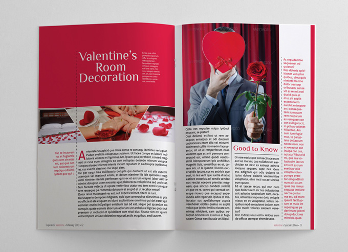 24 Pages Valentine Magazine Template