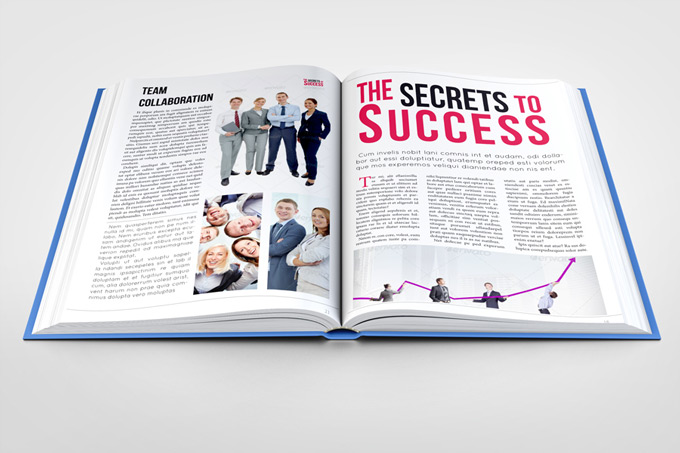 Photorealistic Catalog / Report Mock-up