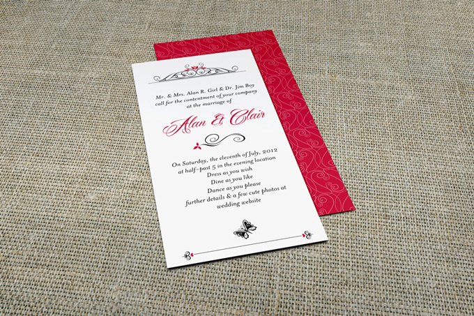 DL Invitation Card Mock-Up