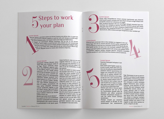 24 Pages Valentine Magazine Template