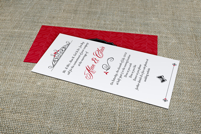 DL Invitation Card Mock-Up